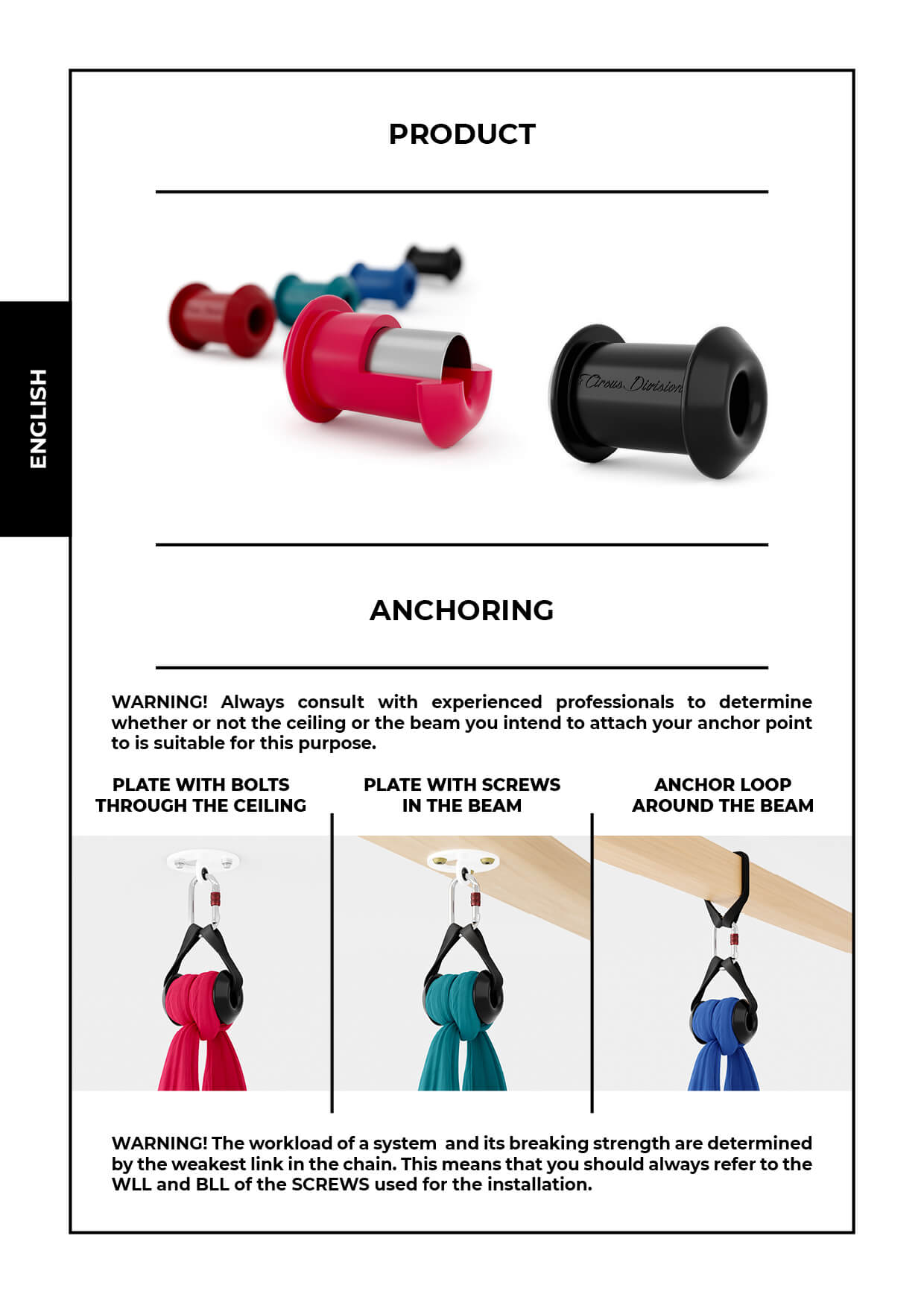 Product instruction