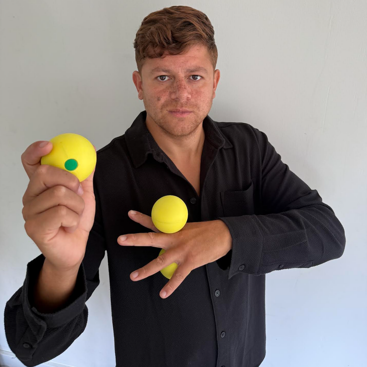 JUGGLING PERCUSSION SET- Hard, lightweight shell partially filled with 3MM GRAVEL