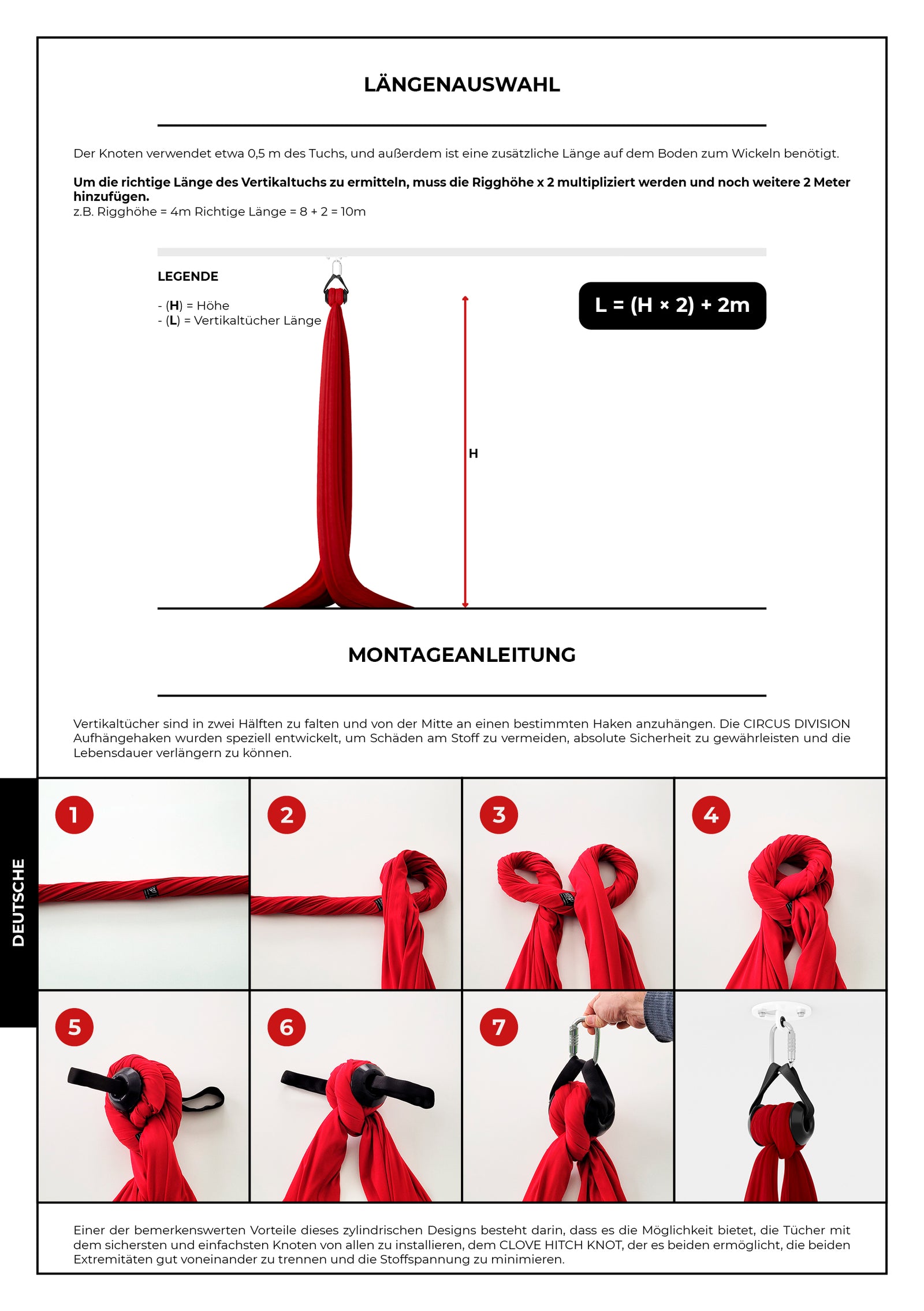 Product instruction