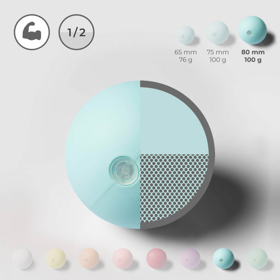 Plug & Play - hard and light shell - partially filled with quartz sand