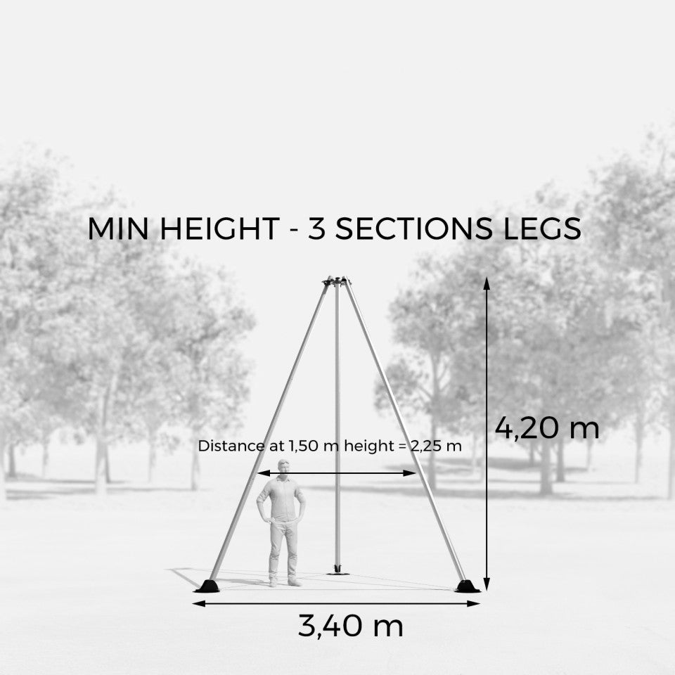 Free standing aerial rig for dance and acrobatics - Play Juggling