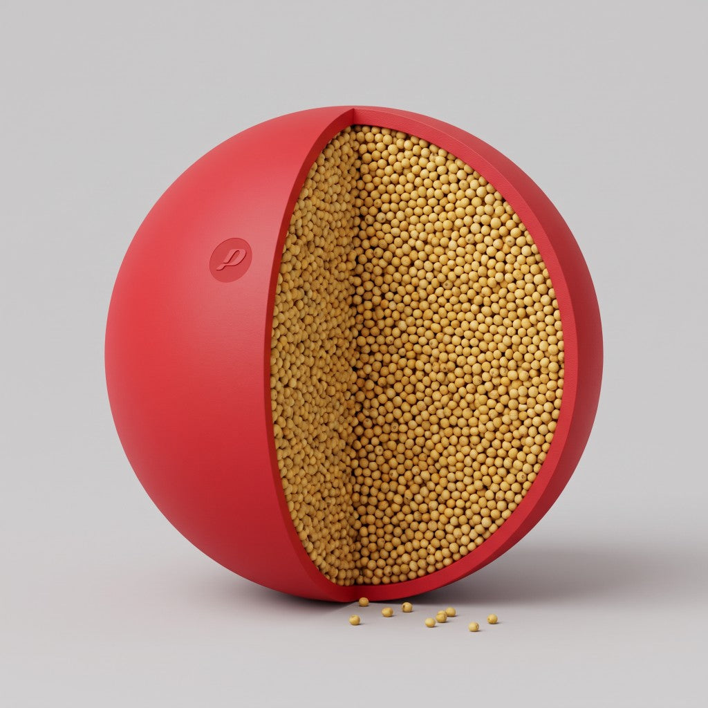 MMX: soft ~2 mm shell, full of millet.