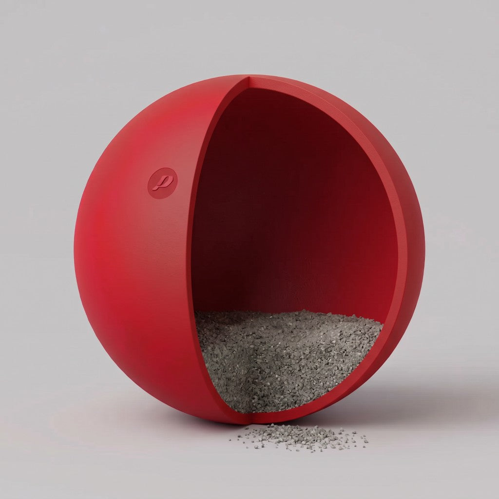 SRX: partial fill of quartz sand.